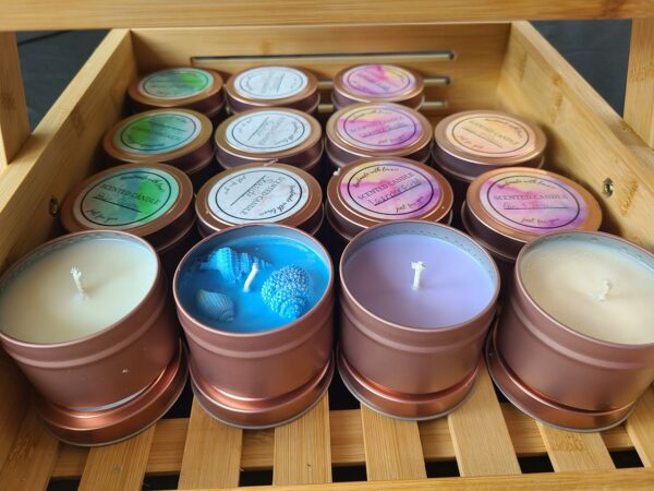 4oz Tin Candle @ Market