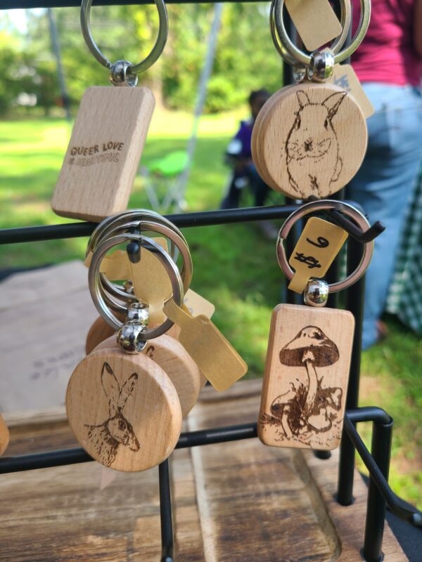 Light Wood Keychain @ Market